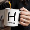 Difference Maker Appreciation Mug With Monogram - Personalized Custom Coffee Mug - COL085_MG