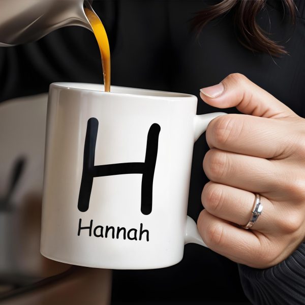 Difference Maker Appreciation Mug With Monogram - Personalized Custom Coffee Mug - COL085_MG