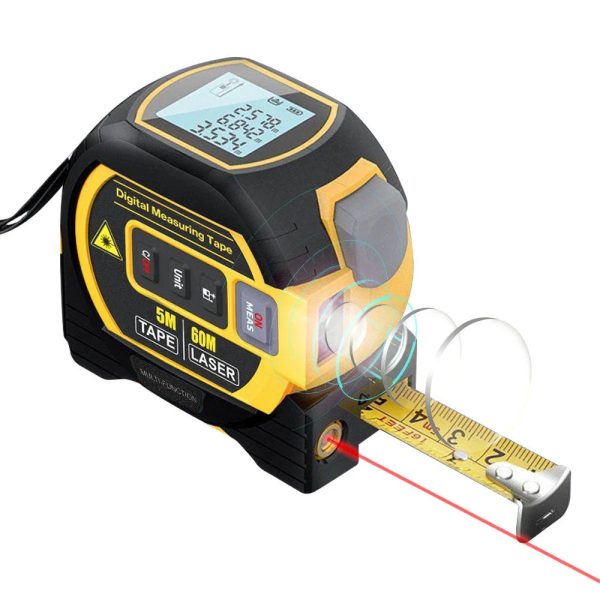 Digital And Laser Measurement Tape Digital And Laser Measurement Tape