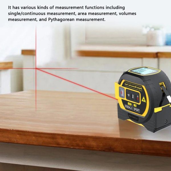 Digital And Laser Measurement Tape Digital And Laser Measurement Tape