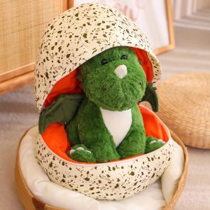 Dinosaur Egg Plush: Transforming Dino Toys for Kids' Comfort & Fun