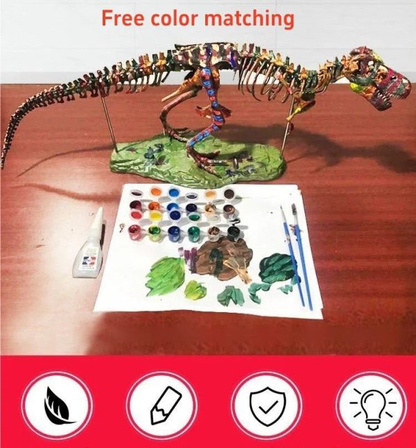 Dinosaur Skeleton Toys Ornament Simulation T-Rex Model Dinosaur Skeleton Toys Ornament Simulation T-Rex Model