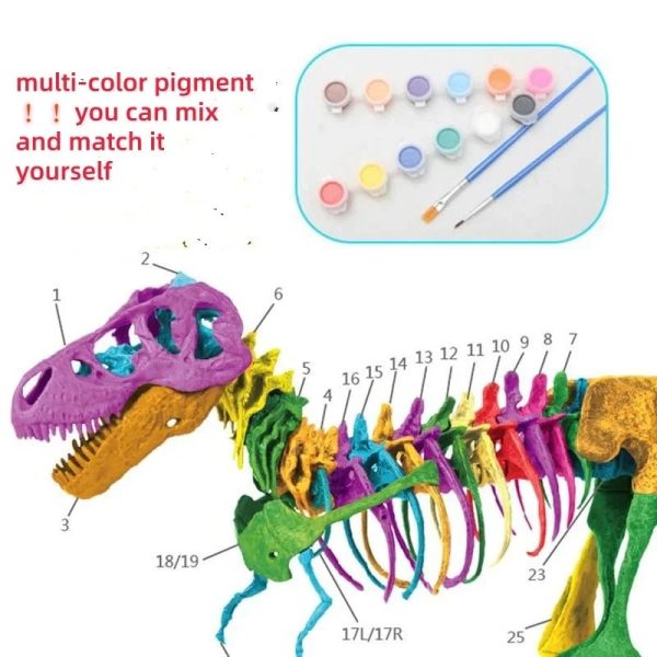 Dinosaur Skeleton Toys Ornament Simulation T-Rex Model Dinosaur Skeleton Toys Ornament Simulation T-Rex Model