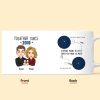 Distance Means So Little - Personalized Mug Distance Means So Little - Personalized Mug