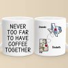 Distance Only Makes Our Friendship Grow Stronger - Bestie Personalized Custom Mug - Christmas Gift For Best Friends, BFF, Sisters Distance Only Makes Our Friendship Grow Stronger - Bestie Personalized Custom Mug - Christmas Gift For Best Friends, BFF, Sisters