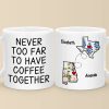 Distance Only Makes Our Friendship Grow Stronger - Bestie Personalized Custom Mug - Christmas Gift For Best Friends, BFF, Sisters Distance Only Makes Our Friendship Grow Stronger - Bestie Personalized Custom Mug - Christmas Gift For Best Friends, BFF, Sisters