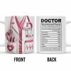 Doctor Nutritional Facts, Hardworking, Compassion, Problem-Solving, Medical Coat and Stethoscope - Personalized Custom Coffee Mug - DOC009_MG Doctor Nutritional Facts, Hardworking, Compassion, Problem-Solving, Medical Coat and Stethoscope - Personalized Custom Coffee Mug - DOC009_MG