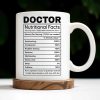 Doctor Nutritional Facts, Hardworking, Compassion, Problem-Solving, Medical Coat and Stethoscope - Personalized Custom Coffee Mug - DOC009_MG Doctor Nutritional Facts, Hardworking, Compassion, Problem-Solving, Medical Coat and Stethoscope - Personalized Custom Coffee Mug - DOC009_MG