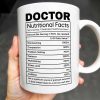 Doctor Nutritional Facts, Hardworking, Compassion, Problem-Solving, Medical Coat and Stethoscope - Personalized Custom Coffee Mug - DOC009_MG Doctor Nutritional Facts, Hardworking, Compassion, Problem-Solving, Medical Coat and Stethoscope - Personalized Custom Coffee Mug - DOC009_MG