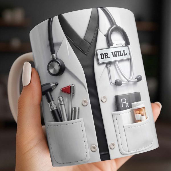 Doctor Nutritional Facts Medical Appreciation - Personalized Custom Coffee Mug - DOC095_MG Doctor Nutritional Facts Medical Appreciation - Personalized Custom Coffee Mug - DOC095_MG