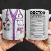 Doctor Nutritional Facts Medical Appreciation - Personalized Custom Coffee Mug - DOC095_MG Doctor Nutritional Facts Medical Appreciation - Personalized Custom Coffee Mug - DOC095_MG