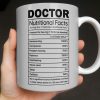 Doctor Nutritional Facts Medical Appreciation - Personalized Custom Coffee Mug - DOC095_MG Doctor Nutritional Facts Medical Appreciation - Personalized Custom Coffee Mug - DOC095_MG