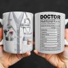 Doctor Nutritional Facts Medical Appreciation - Personalized Custom Coffee Mug - DOC095_MG Doctor Nutritional Facts Medical Appreciation - Personalized Custom Coffee Mug - DOC095_MG