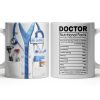 Doctor Nutritional Facts Medical Appreciation - Personalized Custom Coffee Mug - DOC095_MG Doctor Nutritional Facts Medical Appreciation - Personalized Custom Coffee Mug - DOC095_MG