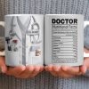 Doctor Nutritional Facts Medical Appreciation - Personalized Custom Coffee Mug - DOC095_MG Doctor Nutritional Facts Medical Appreciation - Personalized Custom Coffee Mug - DOC095_MG