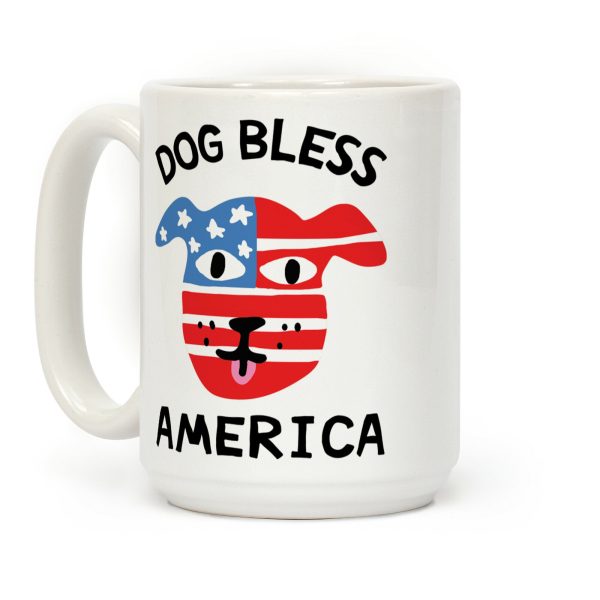 Dog Bless America Coffee Mug Dog Bless America Coffee Mug