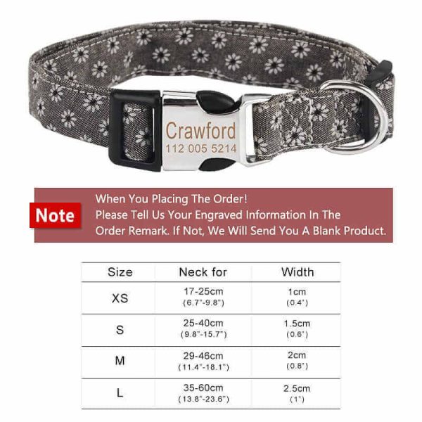 Dog Collars with Name Tags Dog Collars with Name Tags