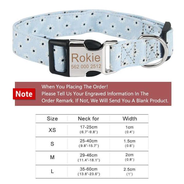 Dog Collars with Name Tags Dog Collars with Name Tags