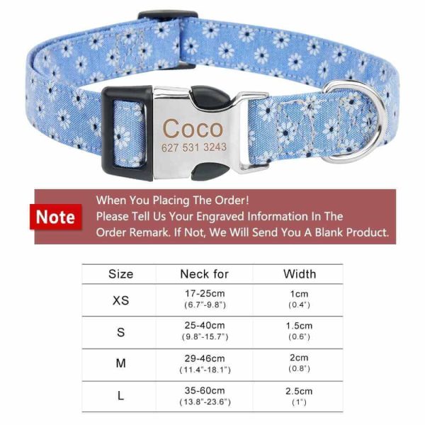 Dog Collars with Name Tags Dog Collars with Name Tags