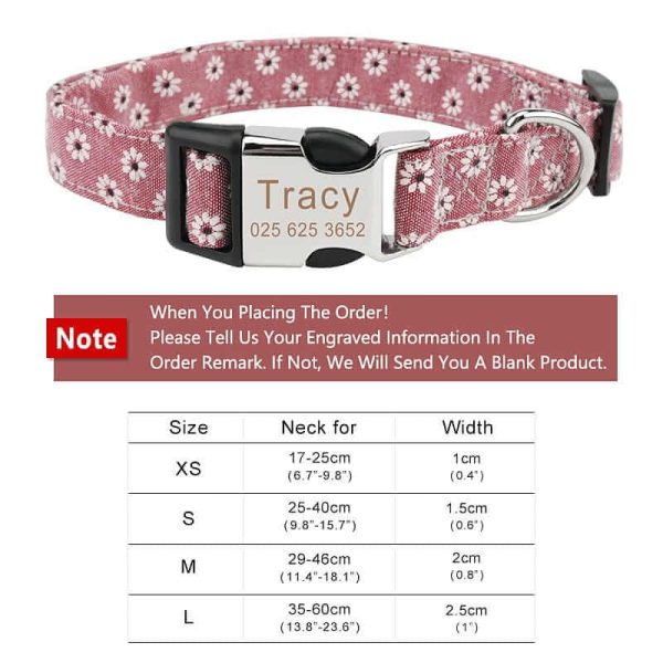 Dog Collars with Name Tags Dog Collars with Name Tags