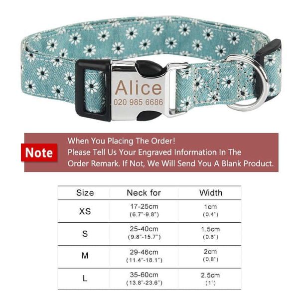 Dog Collars with Name Tags Dog Collars with Name Tags