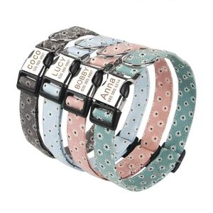Dog Collars with Name Tags