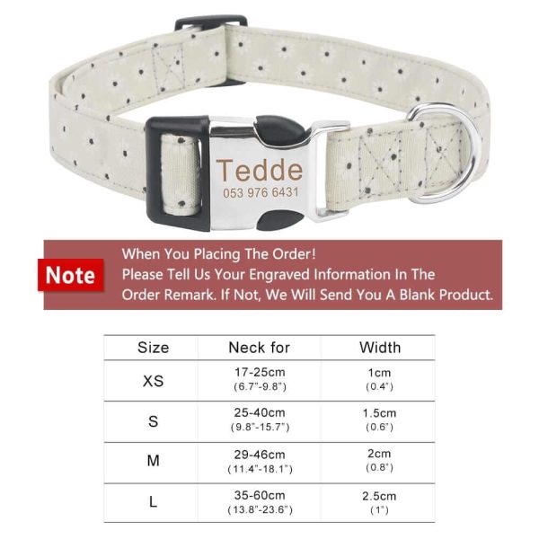 Dog Collars with Name Tags Dog Collars with Name Tags