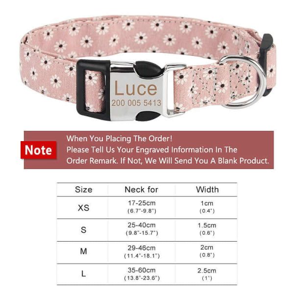 Dog Collars with Name Tags Dog Collars with Name Tags