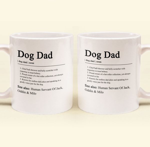 Dog Dad Definition - Personalized Mug