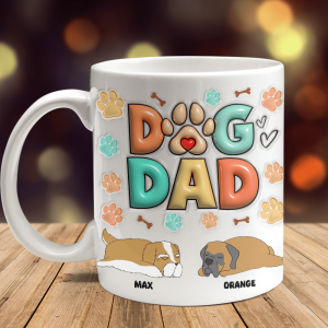 Dog Dad Dog Mom Mug Personalized Gift N304 890157
