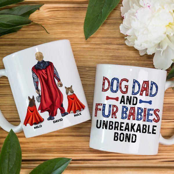 Dog Dad DR-WHM-03NAQN220423TM-01 Personalized Mug Dog Dad DR-WHM-03NAQN220423TM-01 Personalized Mug
