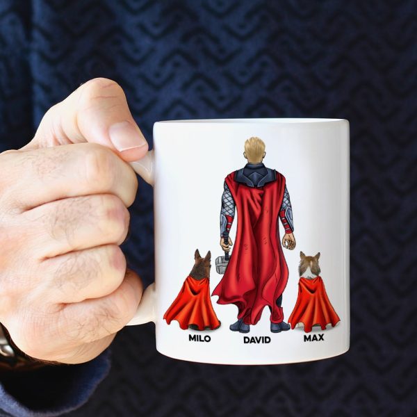Dog Dad DR-WHM-03NAQN220423TM-01 Personalized Mug Dog Dad DR-WHM-03NAQN220423TM-01 Personalized Mug