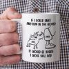 Dog Dad If I Could Sniff Any Bum In The World, Personalized White Mug, Gifts for Dog Dads Dog Dad If I Could Sniff Any Bum In The World, Personalized White Mug, Gifts for Dog Dads