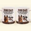 Dog Dad The Snack Dealer - Personalized Mug Dog Dad The Snack Dealer - Personalized Mug