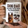 Dog Dad The Snack Dealer - Personalized Mug Dog Dad The Snack Dealer - Personalized Mug