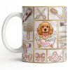 Dog Groomer, Cute Puppy In Bathtub With Scissors - Personalized Custom Coffee Mug - JBS126_MG Dog Groomer, Cute Puppy In Bathtub With Scissors - Personalized Custom Coffee Mug - JBS126_MG