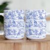 Dog Lover Toile De Jouy French Style - Personalized Mug Dog Lover Toile De Jouy French Style - Personalized Mug