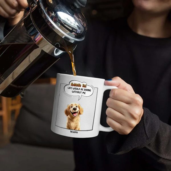 Dog Lovers We Woof You Every Day - Personalized Mug