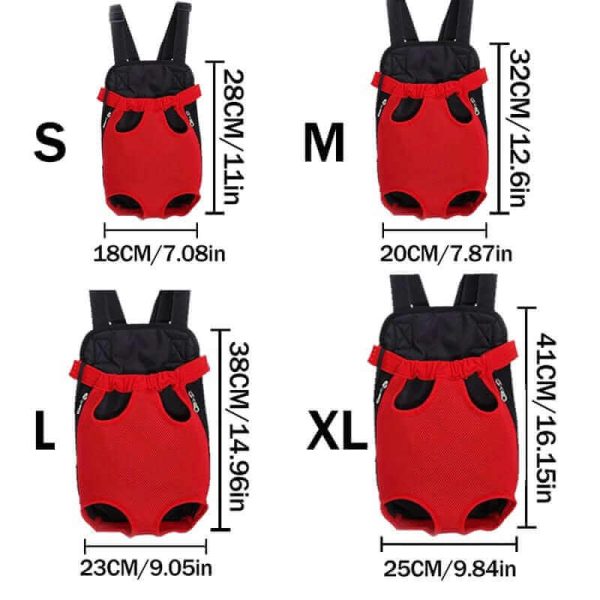 Dog Mesh Backpack Carrier Dog Mesh Backpack Carrier