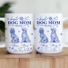 Dog Mom Custom Gift Chinoiserie Toile De Jouy Style - Personalized Mug Dog Mom Custom Gift Chinoiserie Toile De Jouy Style - Personalized Mug