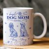 Dog Mom Custom Gift Chinoiserie Toile De Jouy Style - Personalized Mug Dog Mom Custom Gift Chinoiserie Toile De Jouy Style - Personalized Mug