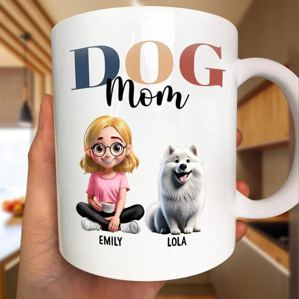 Dog Mom Dog Dad Cat Mom Cat Dad - Personalized Mug Dog Mom Dog Dad Cat Mom Cat Dad - Personalized Mug