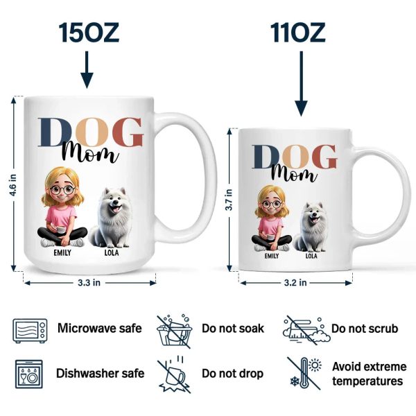 Dog Mom Dog Dad Cat Mom Cat Dad - Personalized Mug Dog Mom Dog Dad Cat Mom Cat Dad - Personalized Mug