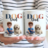 Dog Mom Dog Dad Cat Mom Cat Dad - Personalized Mug Dog Mom Dog Dad Cat Mom Cat Dad - Personalized Mug