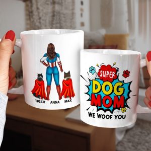 Dog Mom DR-WHM-03NATN210423TM-02 Personalized Coffee Mug