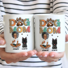 Dog Mom Leopard - Personalized Mug Dog Mom Leopard - Personalized Mug
