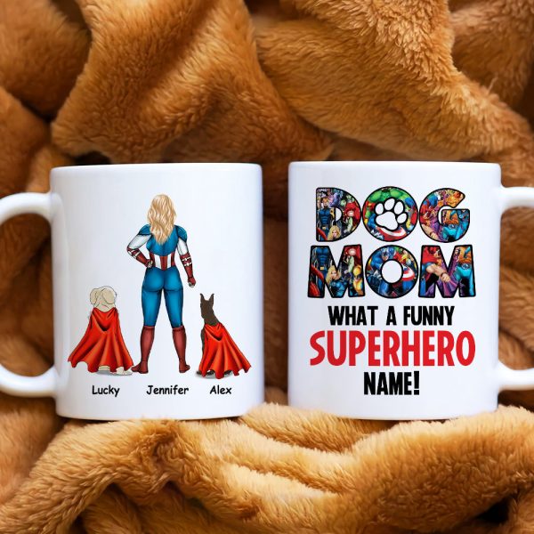 Dog Mom Personalized Coffee Mug 06DNHN240423TM Dog Mom Personalized Coffee Mug 06DNHN240423TM