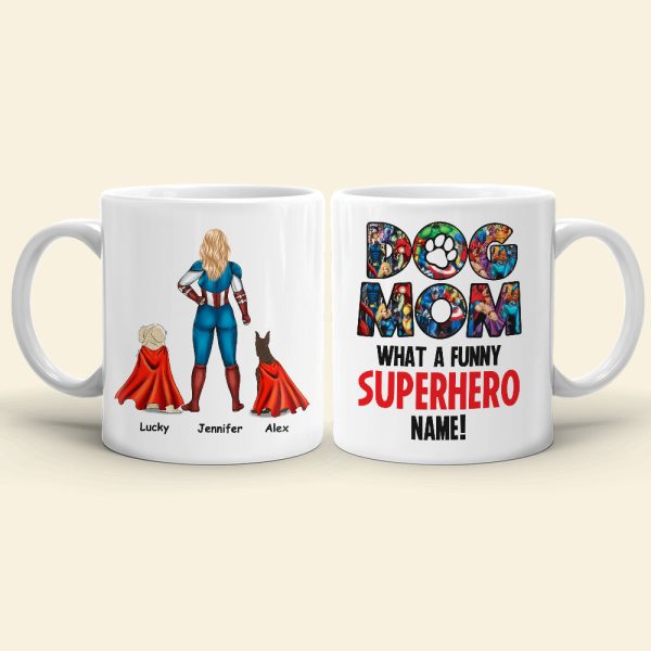 Dog Mom Personalized Coffee Mug 06DNHN240423TM Dog Mom Personalized Coffee Mug 06DNHN240423TM