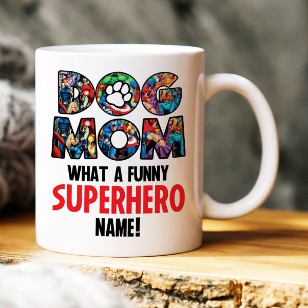Dog Mom Personalized Coffee Mug 06DNHN240423TM Dog Mom Personalized Coffee Mug 06DNHN240423TM