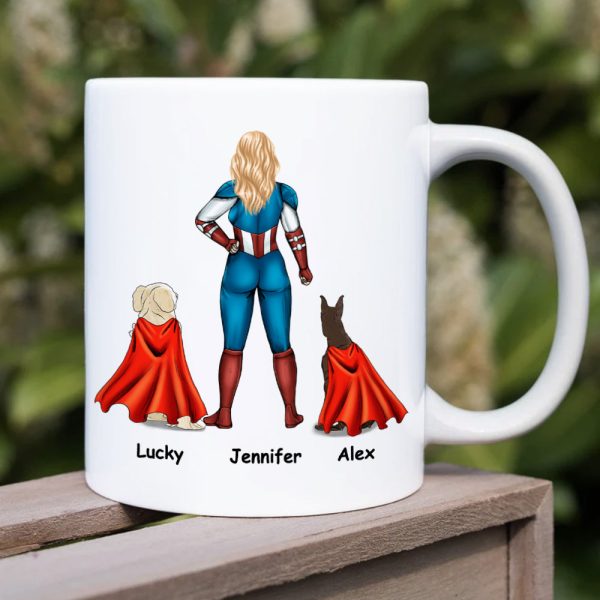 Dog Mom Personalized Coffee Mug 06DNHN240423TM Dog Mom Personalized Coffee Mug 06DNHN240423TM